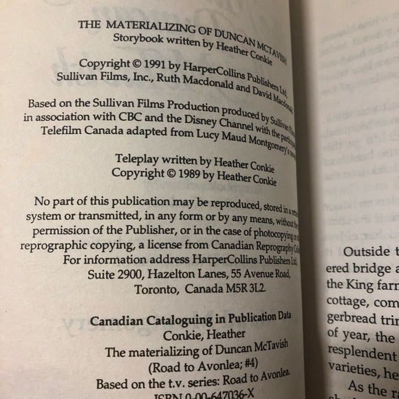 Vintage 1989 Road To Avonlea Paperback books 1-4 - Picture 5 of 8